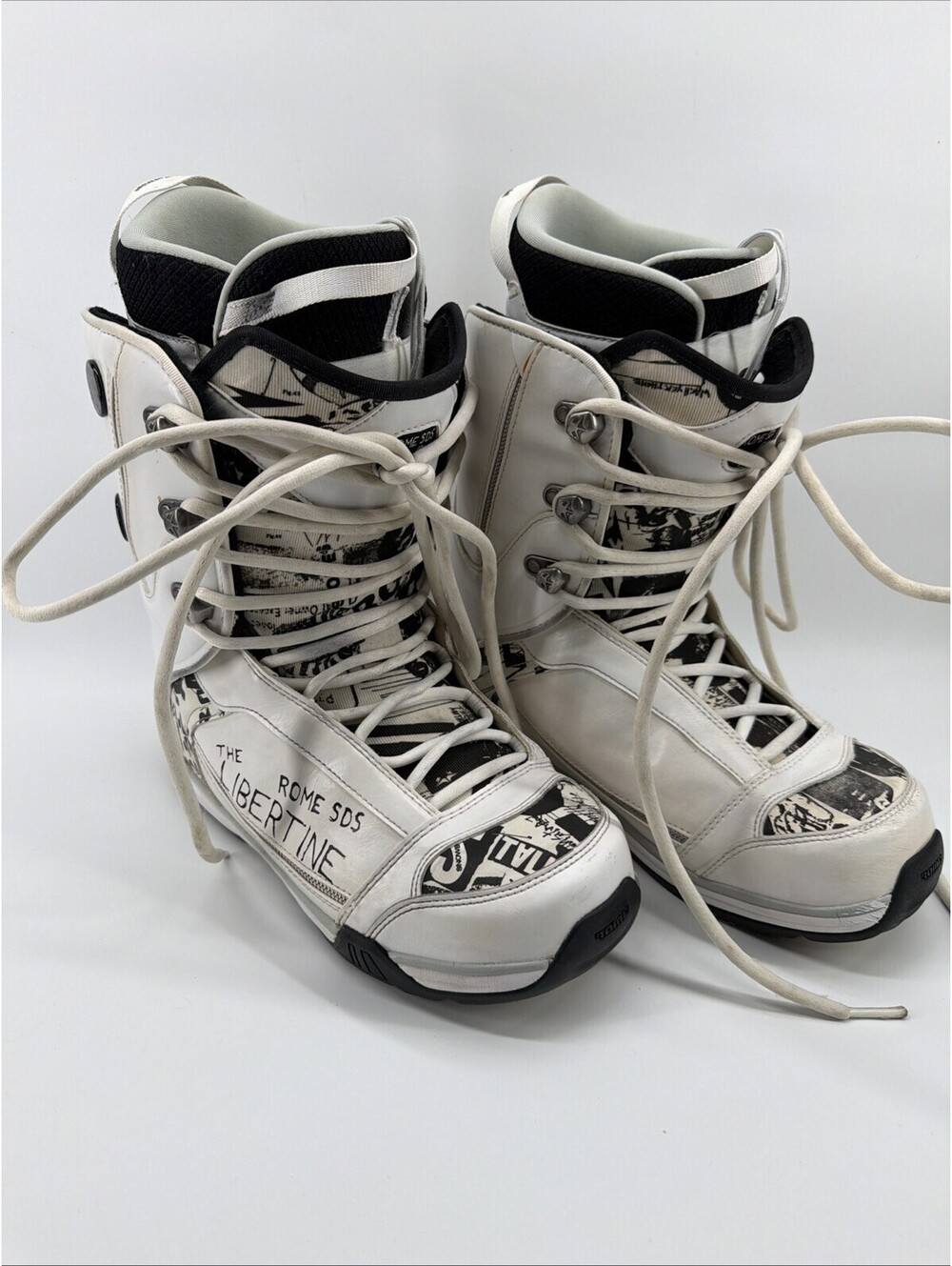 Rare Rome SDS Libertine Snowboard Boots Men's Size 9.5